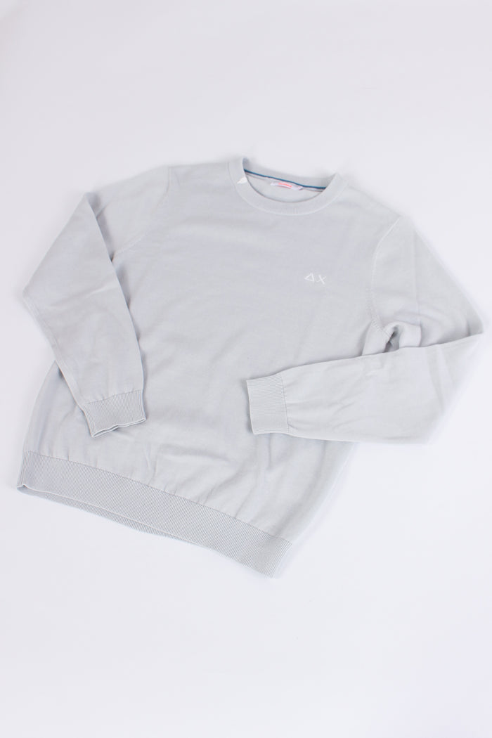 Pullover Basico Grigio-3