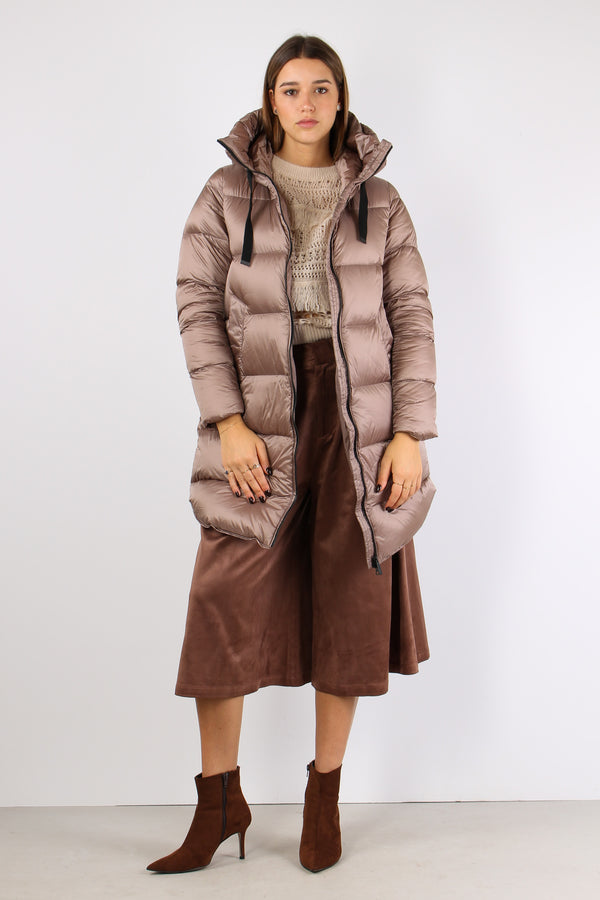 Piumino Nylo Cangiante Taupe-2