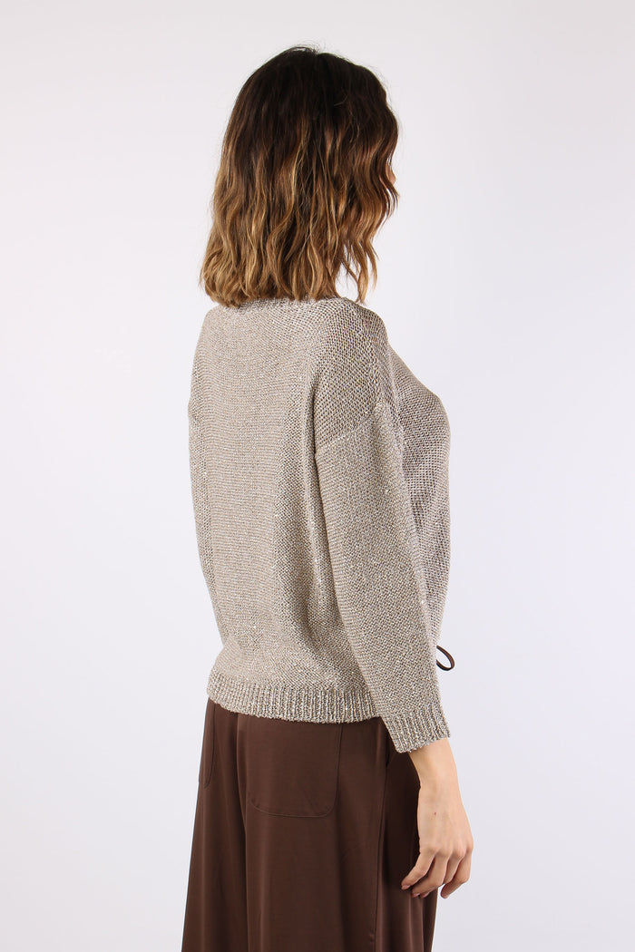 Gelada Maglia M/l Lurex Sand-6