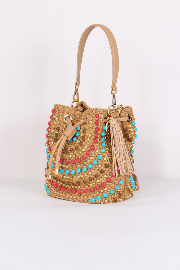 Secchiello Rafia Natural-2