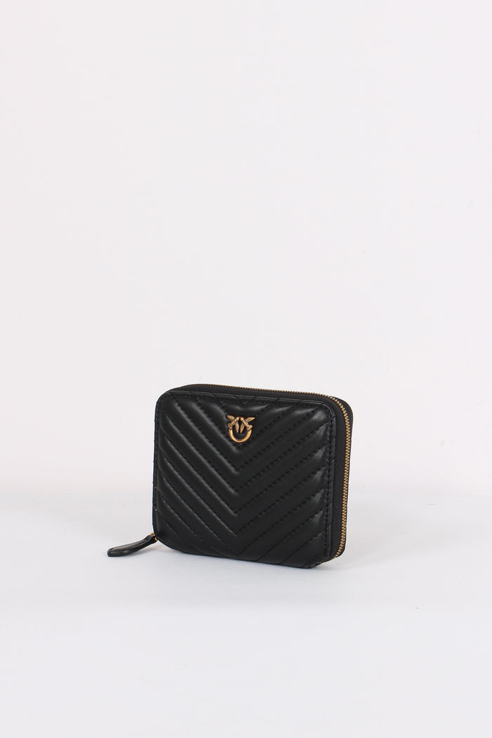 Taylor Portafoglio Zip Around Nero/gold-6