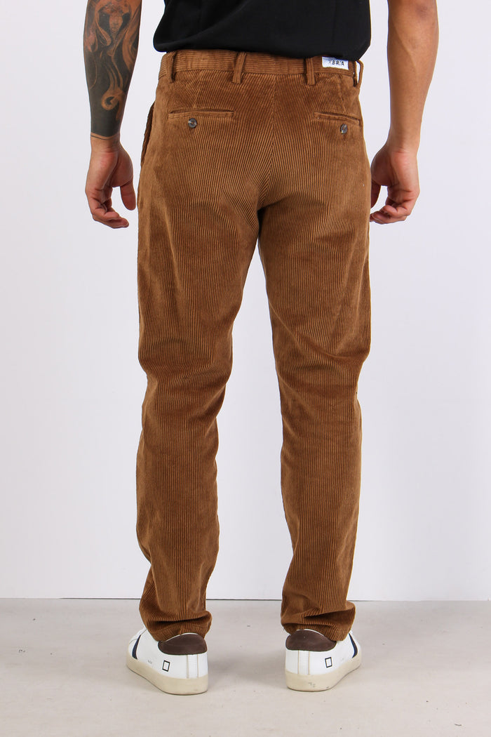Pantalone Velluto Pences Cognac-4