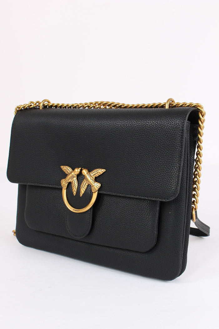 Tracolla Love One Soft Bottola Nero/gold-5