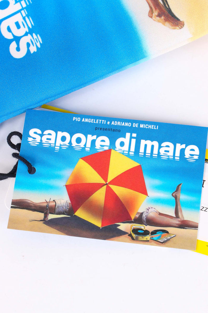 Aline Pochette Stampa Azzurro-5