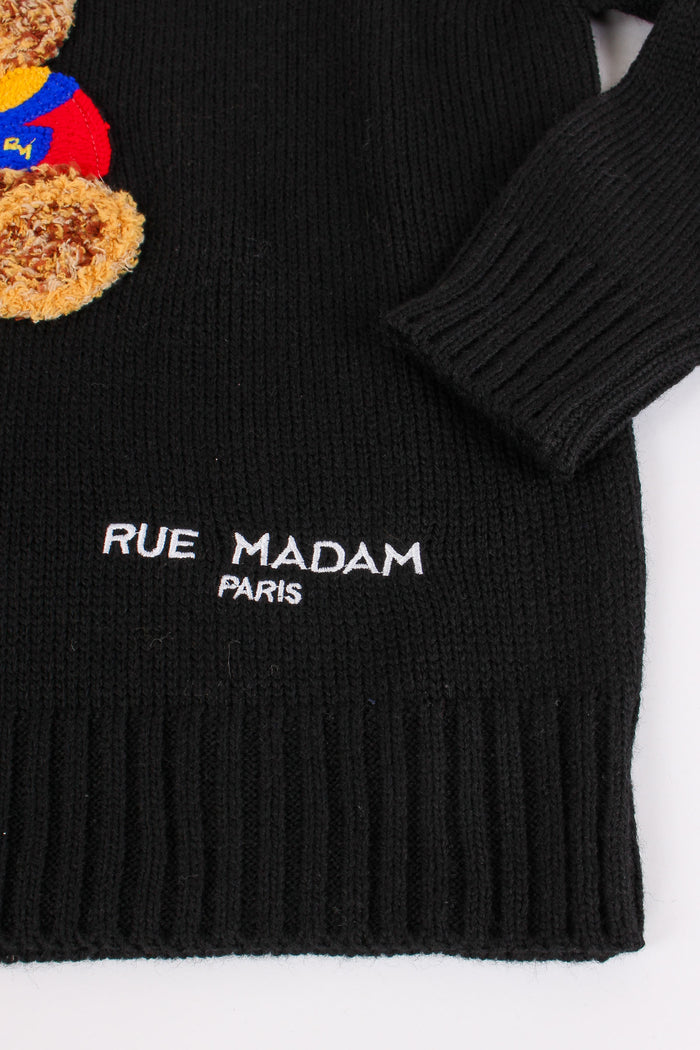 Pullover Orsetto Black-8