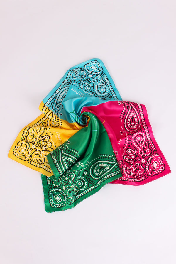 Foulard Fantasia Bandana Green