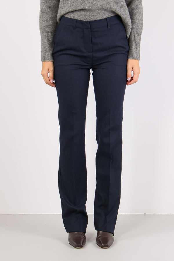Mllpietre1 Pantalone Stretto Blu-2
