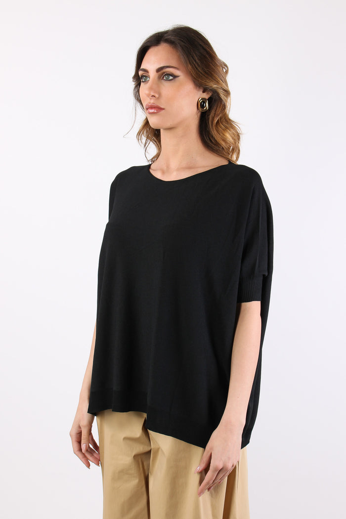 Maglia Cropped M/m Nero-3