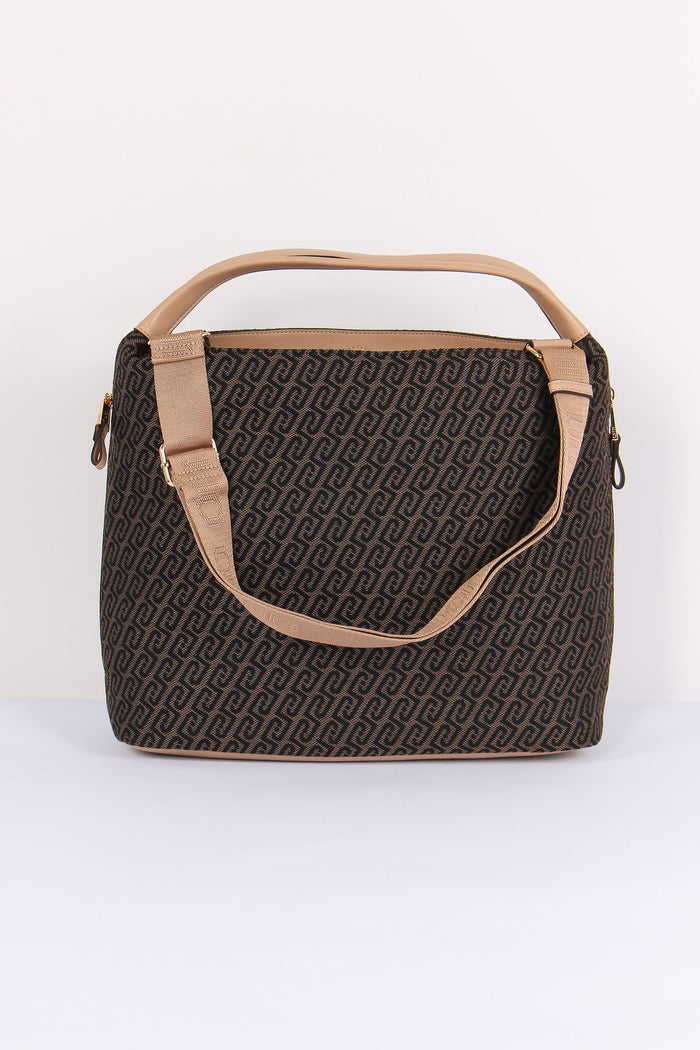 Hobo Logo Allover Testa Di Moro-3