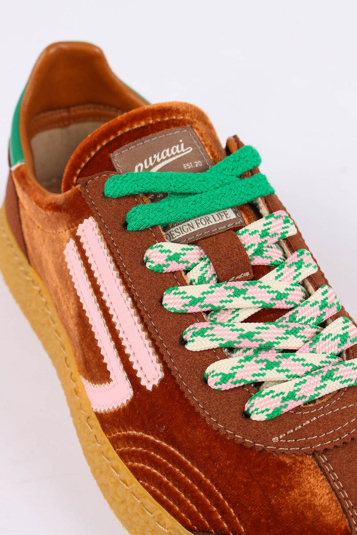 Sneakers  Bimateriale Bronze-6
