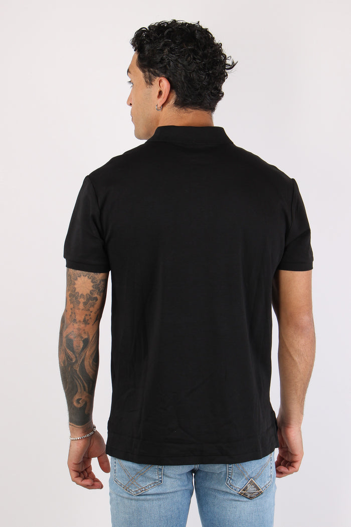Polo Slim Fit Stretch Polo Black-4