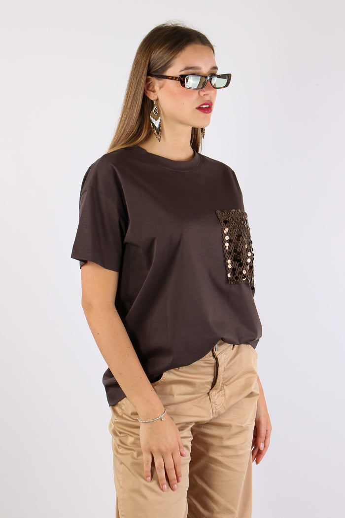 T-shirt Taschino Paillettes Moro-6