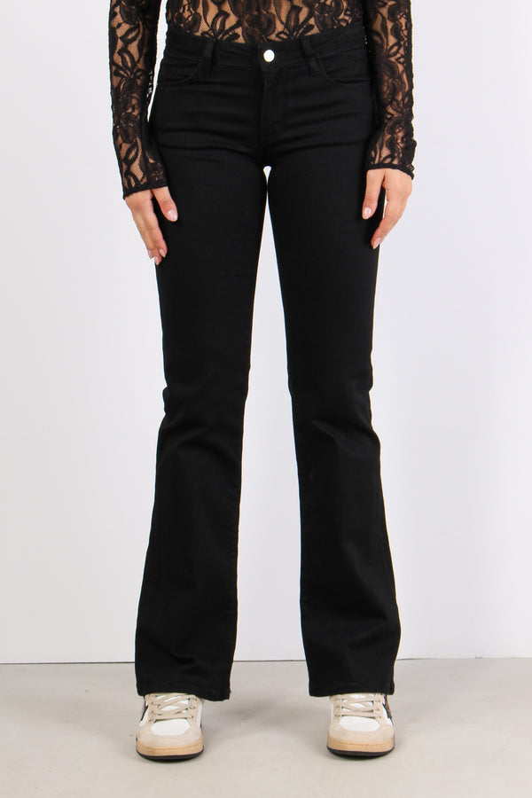 Denim Bootcut Stretch Nero-2