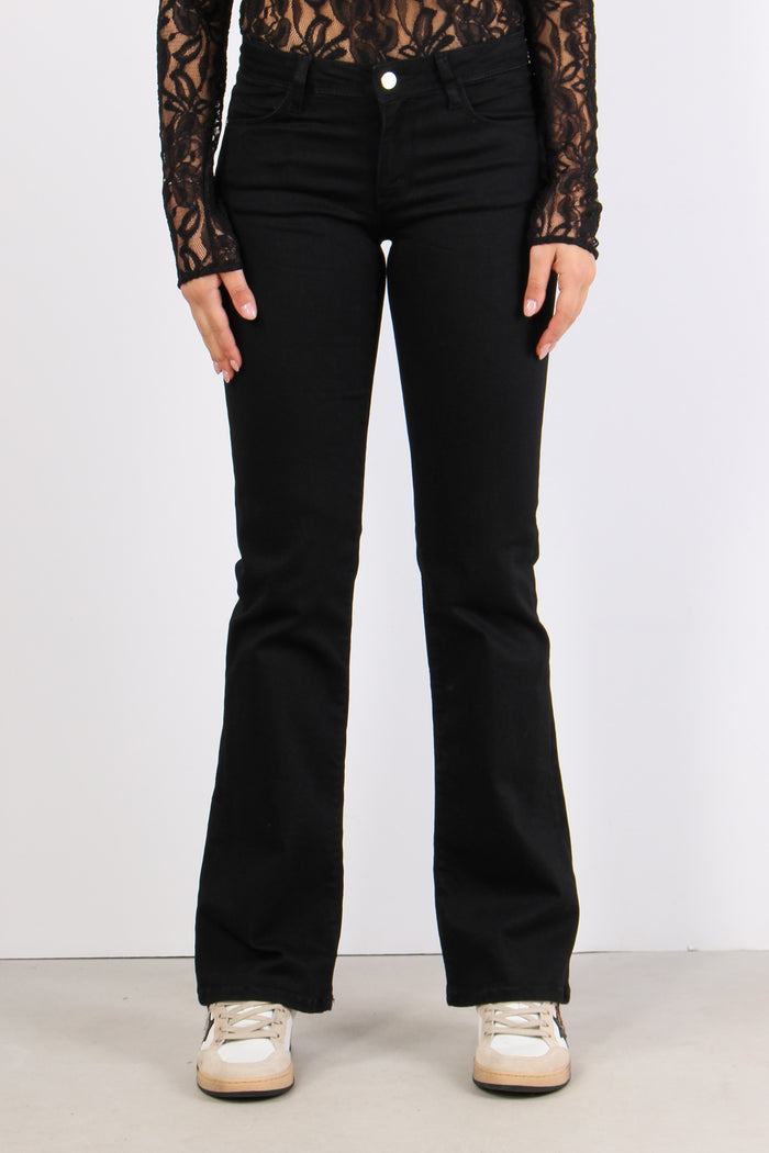 Denim Bootcut Stretch Nero-2