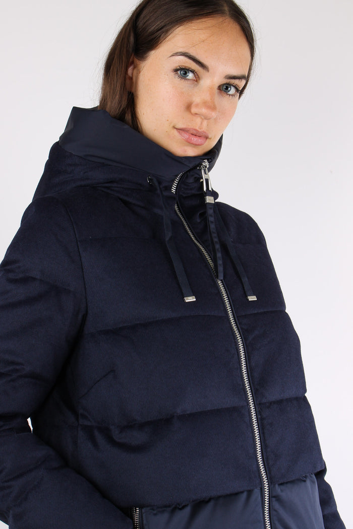 Giubbotto Corto Svasato Bimate Blu Intenso-8