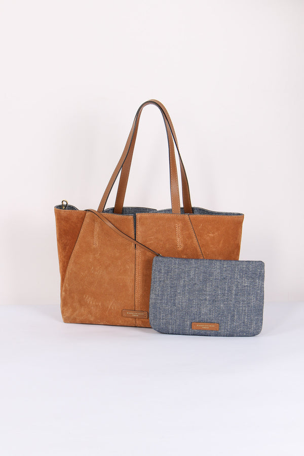 Maya Shopping Mini Reversibile Caramello-2