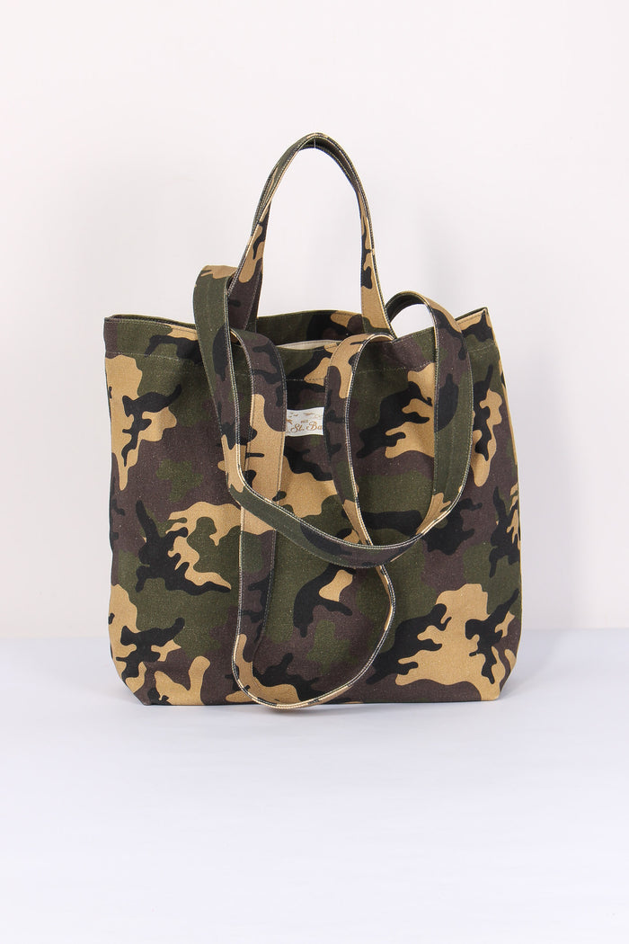 Essential Bag Canvas Militare-3