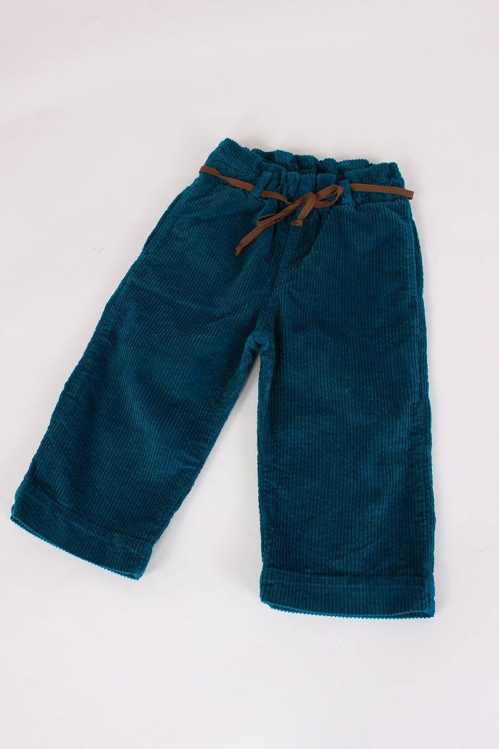 Pantalone Velluto Stretch Winter Turq-4