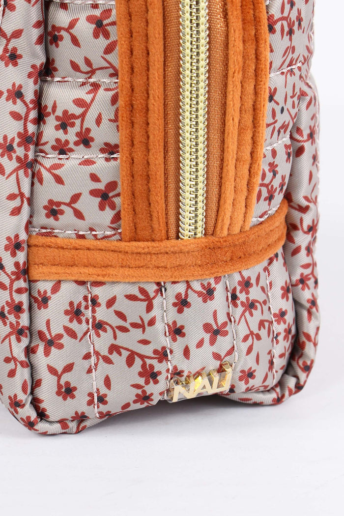 Pochette Patch Lettera P Fango/arancio-7