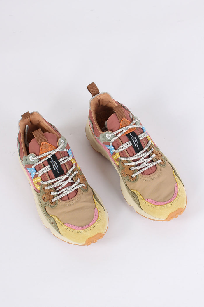 Sneakers Yamano Suede Nylon Cream/taupe-5