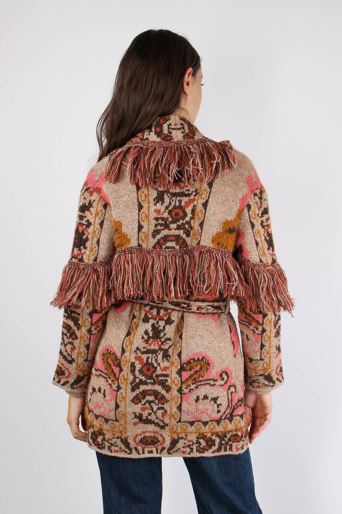 Cardigan Peruviano Frange Fantasia-6