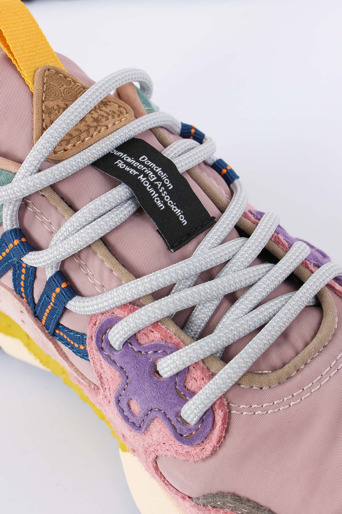 Sneakers Yamano Suede Nylon Grey/pink-8