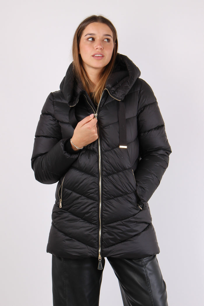 Piumino Svasato Nero-2