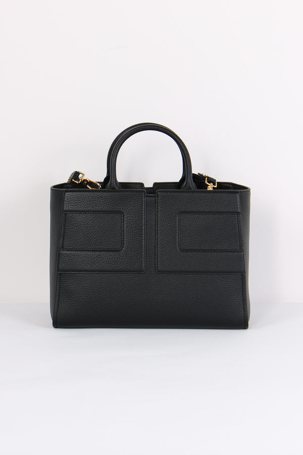 Shopping Logo Tono Su Tono Nero