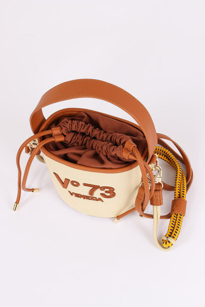 Responsible 73 Secchiello Canv Off White/cuoio-6