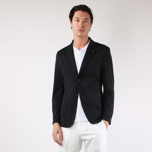 Giacca Traverl Tessuto Tecnico Nero-2