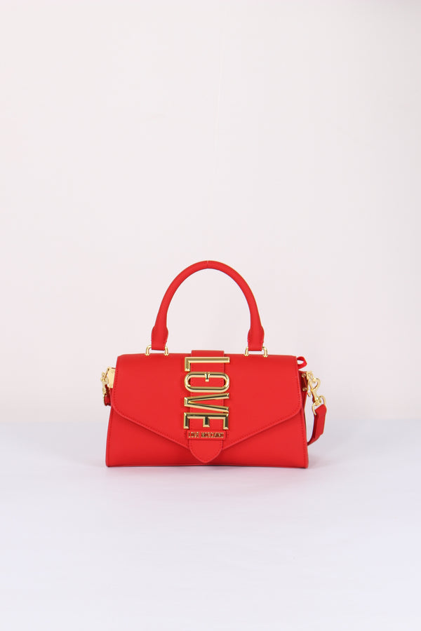 Pochette 1 Manico Maxi Logo Rosso
