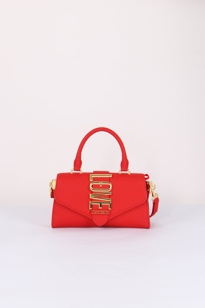 Pochette 1 Manico Maxi Logo Rosso