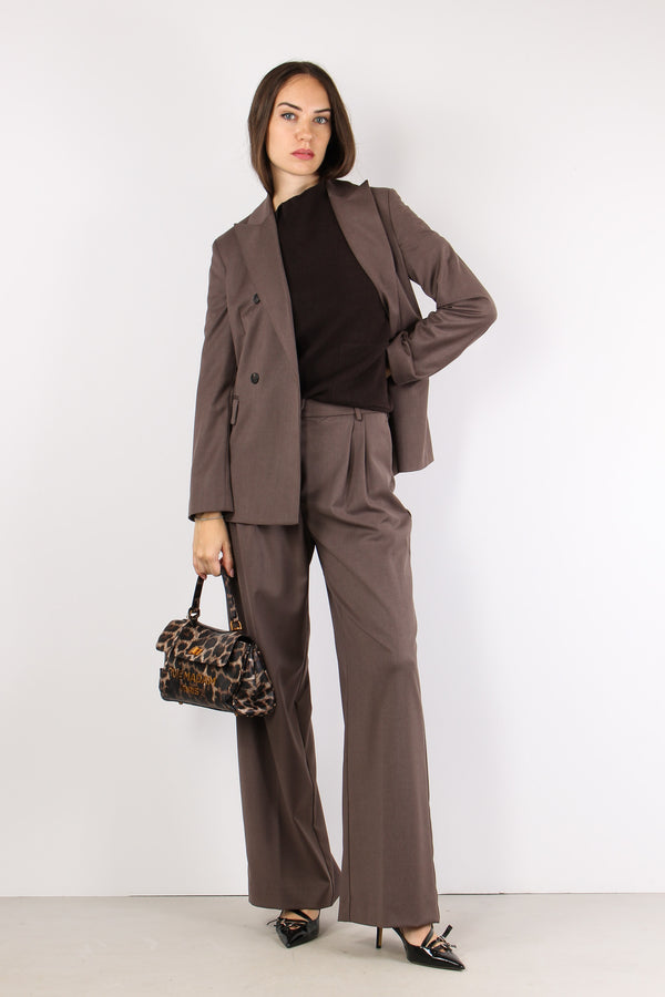 Giacca Lunga Doppiopetto Orzo