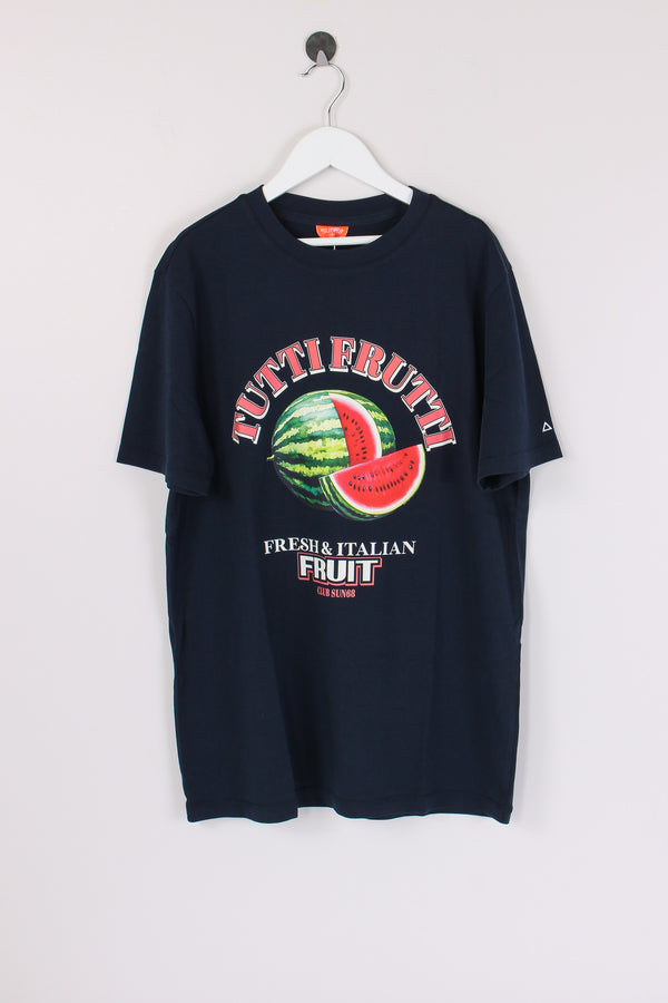 T-shirt Stampa Beach Navy