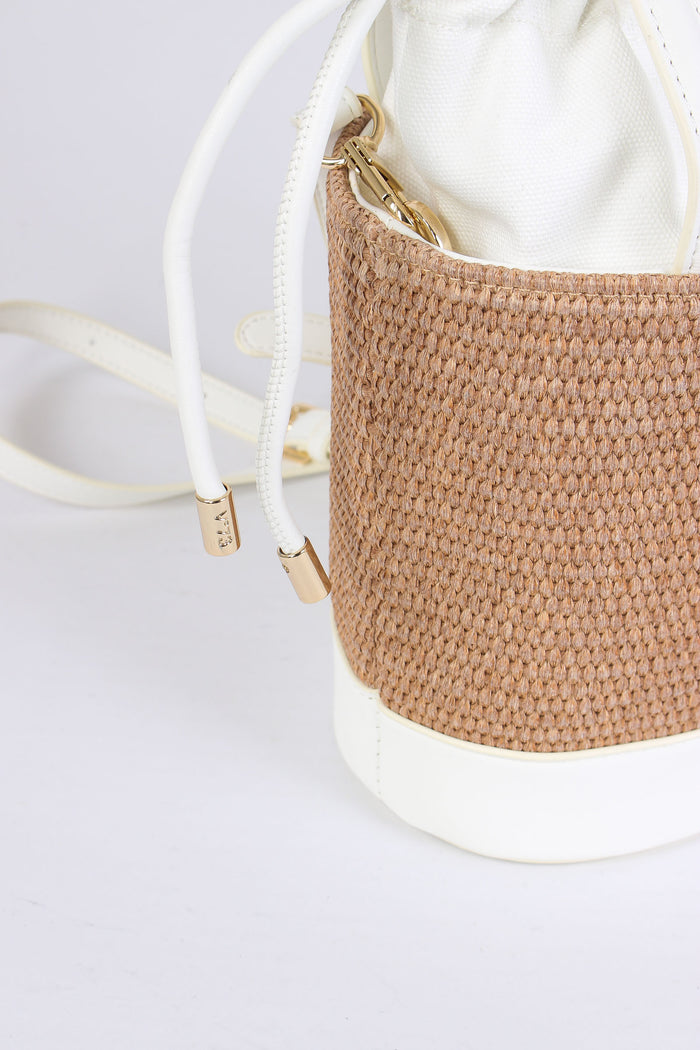 Cat Bauletto Paglia Small Naturale/bianco-6