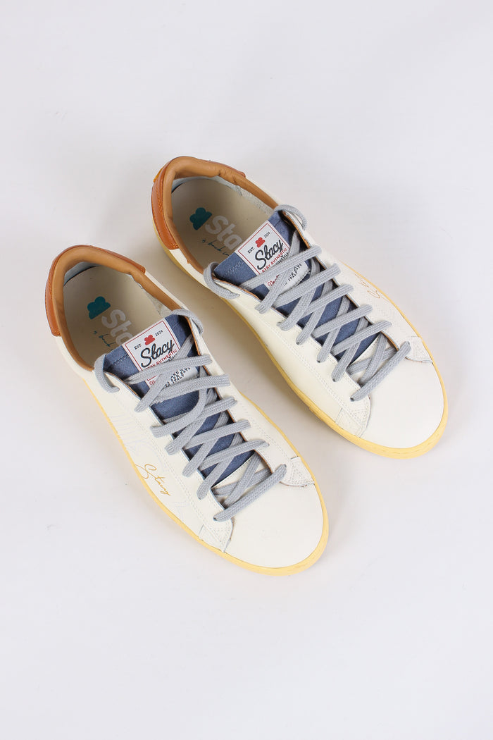 Sneakers Pelle Milk/sky-7