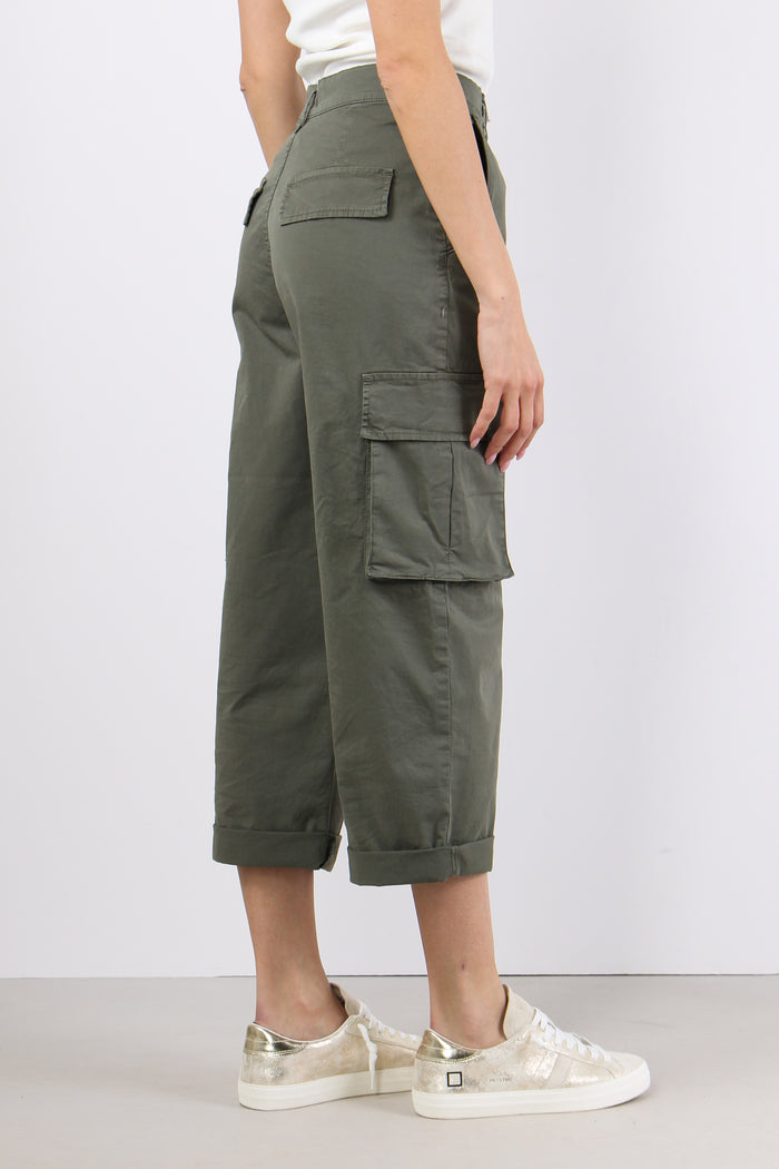 Pantalone Tasconato Gamba Drit Militare-6