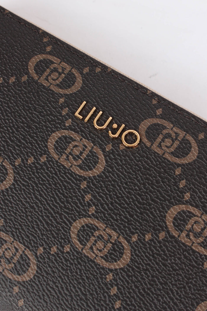 Portafoglio Zip Around Grande Neutro-4