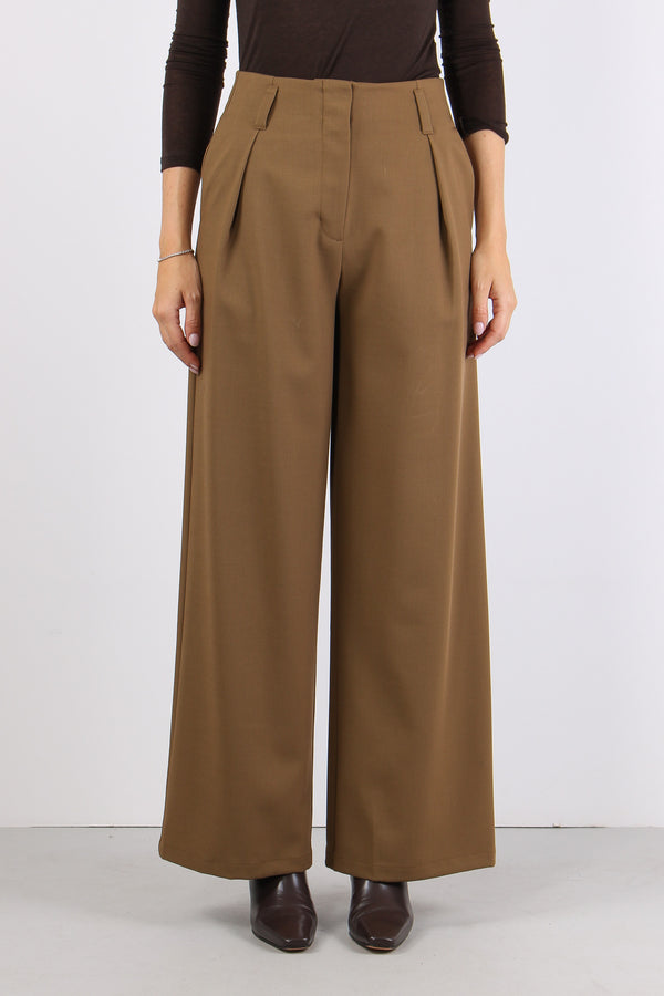 Pantalone Tessuto Diagonale Kaky-2