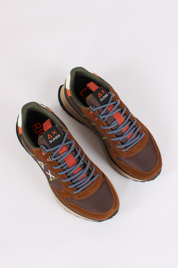 Sneaker Fire & Camping Marrone-2