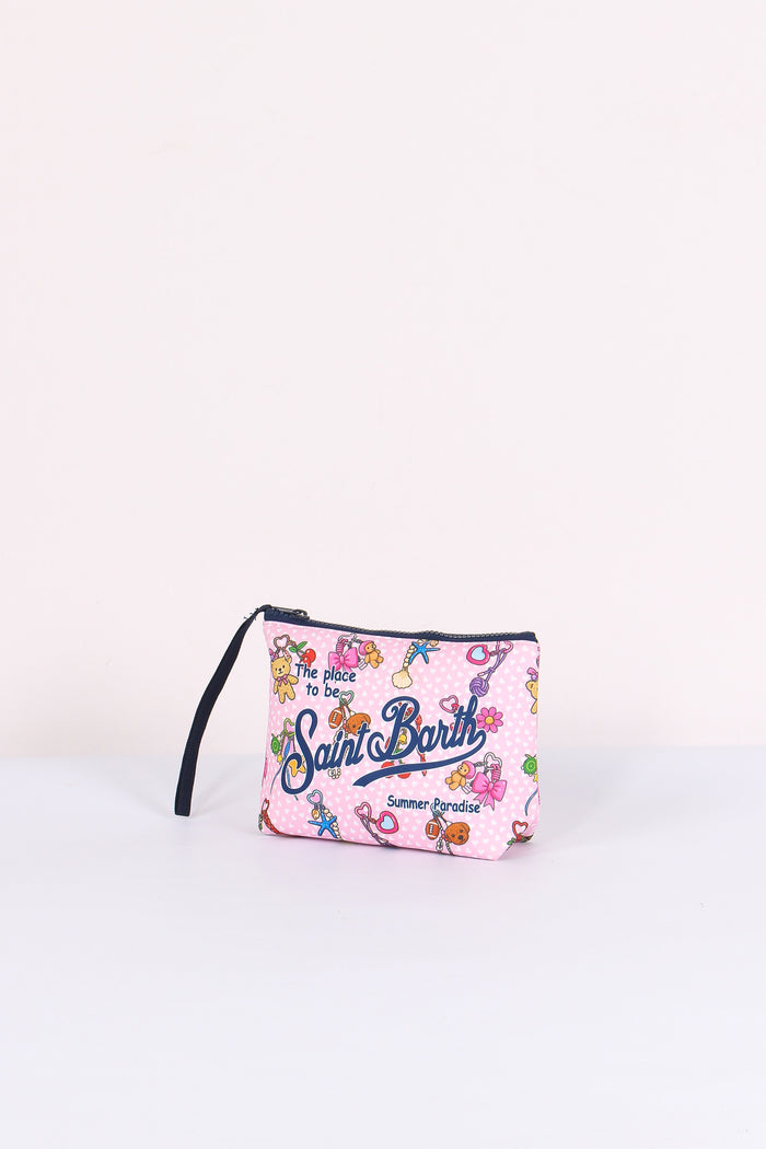 Aline Pochette Charms Rosa-2