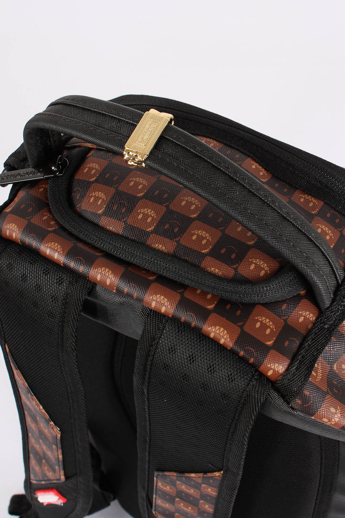 Backpack Sharks In Paris Check Marrone-7