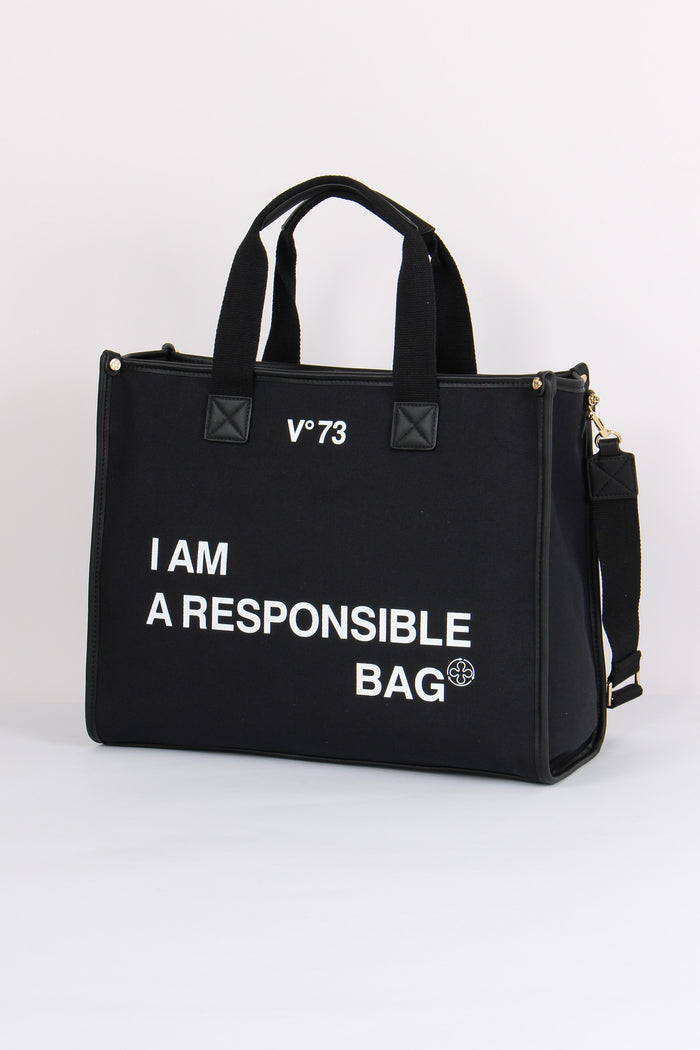 Responsability Bis Tote Grande Nero-2