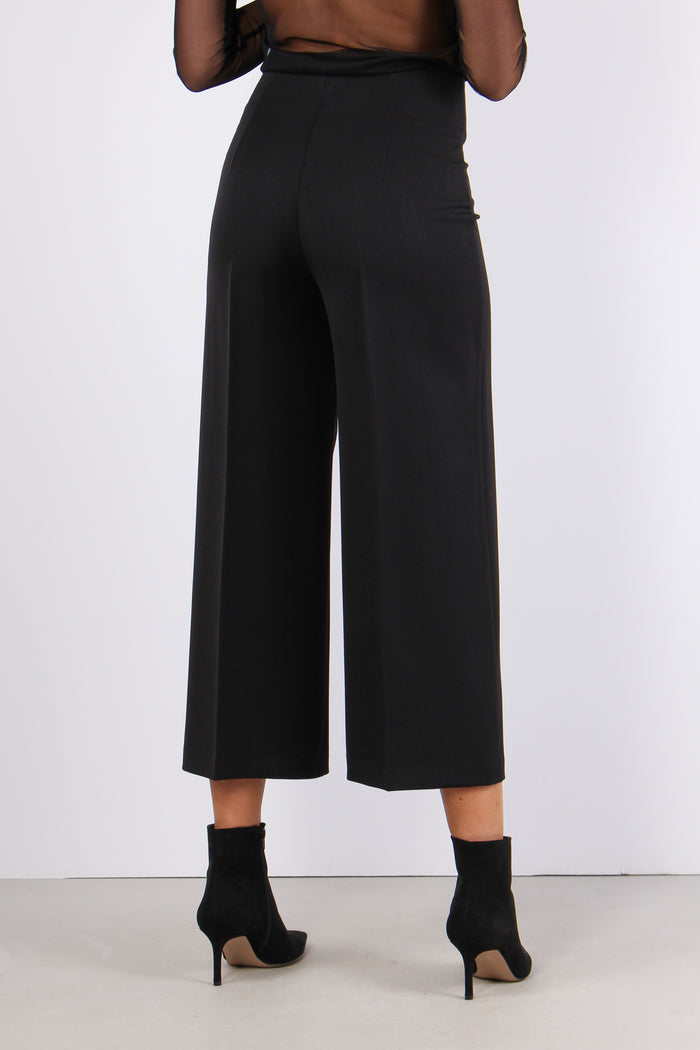 Pantalone Bengalina Spacchetti Nero-4