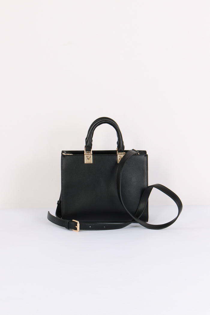 Shopping Mini Rigida Impunture Black-3
