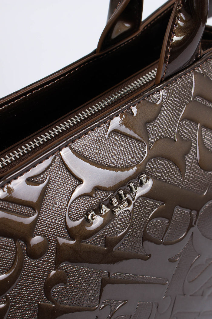 Shopping Rigida Vernice Moro-7