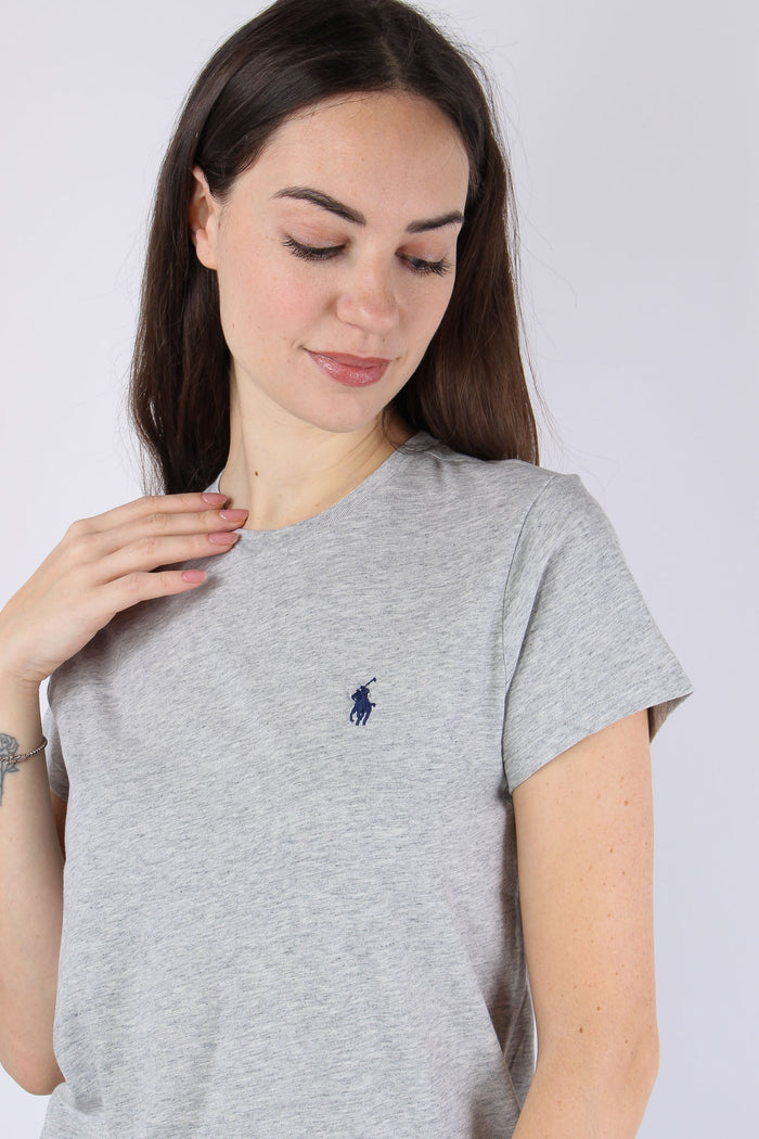 T-shirt Manica Corta Basica Cobblestone Heather-7