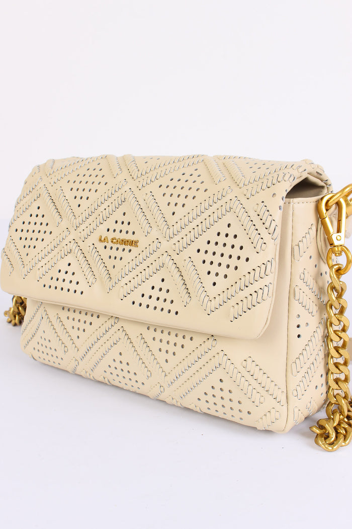 Tracolla  Traforata Charms Ivory-6