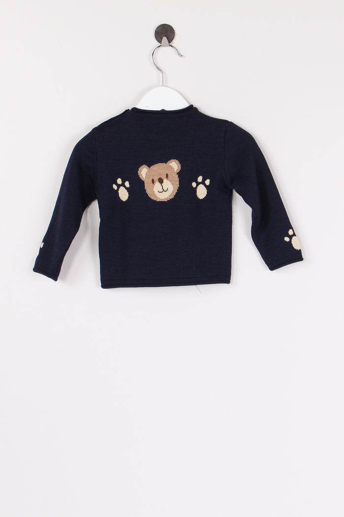 Pullover Inserto Orso Blu Notte-2