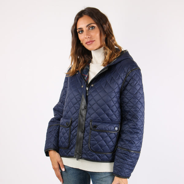 Beatrix Chanel Trapuntata Tasche Blu-2